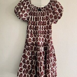 J. Crew Women's Midi Dress - Red and White Floral